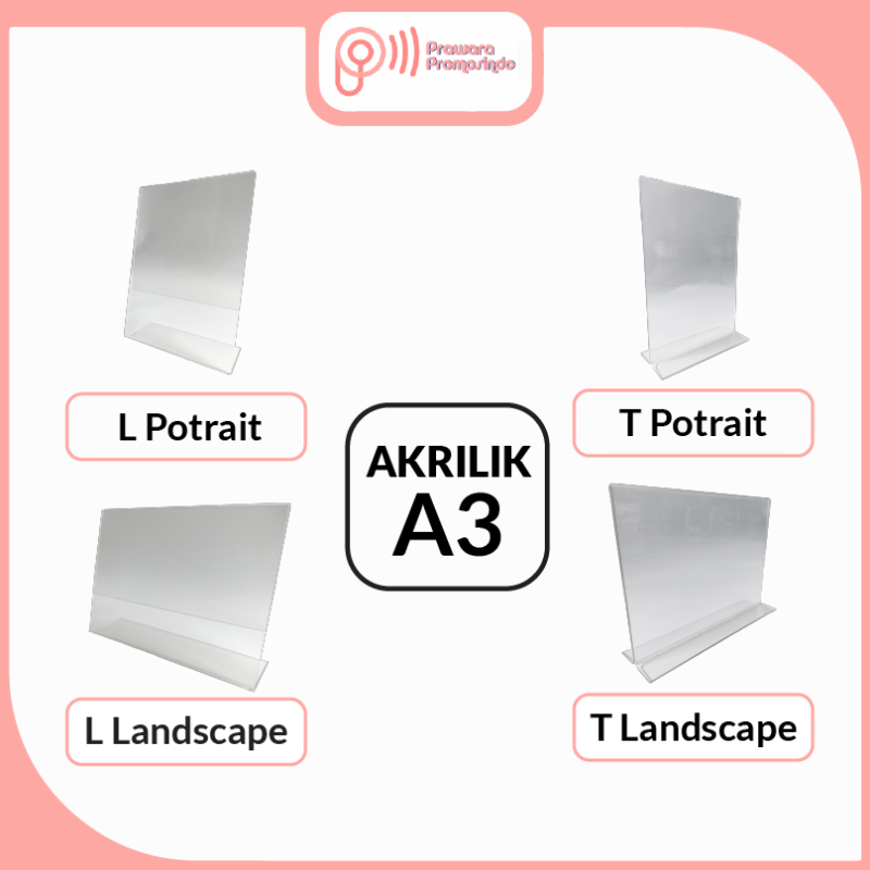 Supplier Akrilik A3 Prawara Promosindo