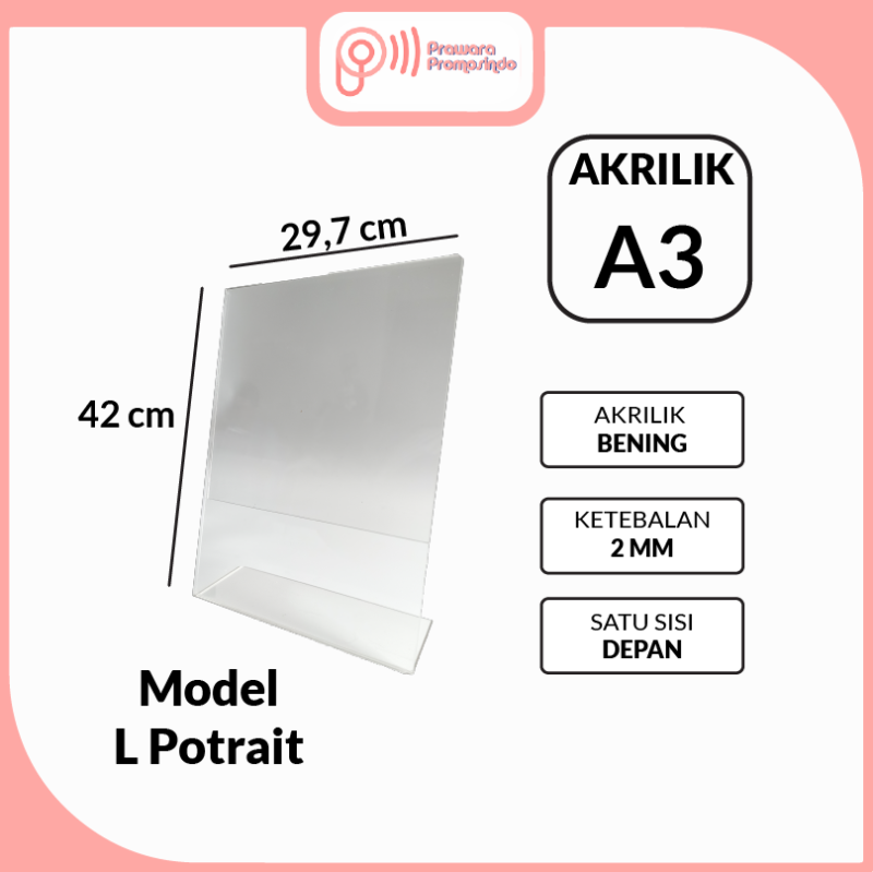 Supplier Akrilik A3 Prawara Promosindo