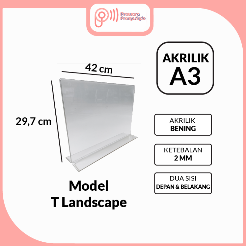 Supplier Akrilik A3 Prawara Promosindo