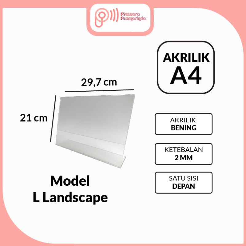 Supplier Akrilik A4 Prawara Promosindo