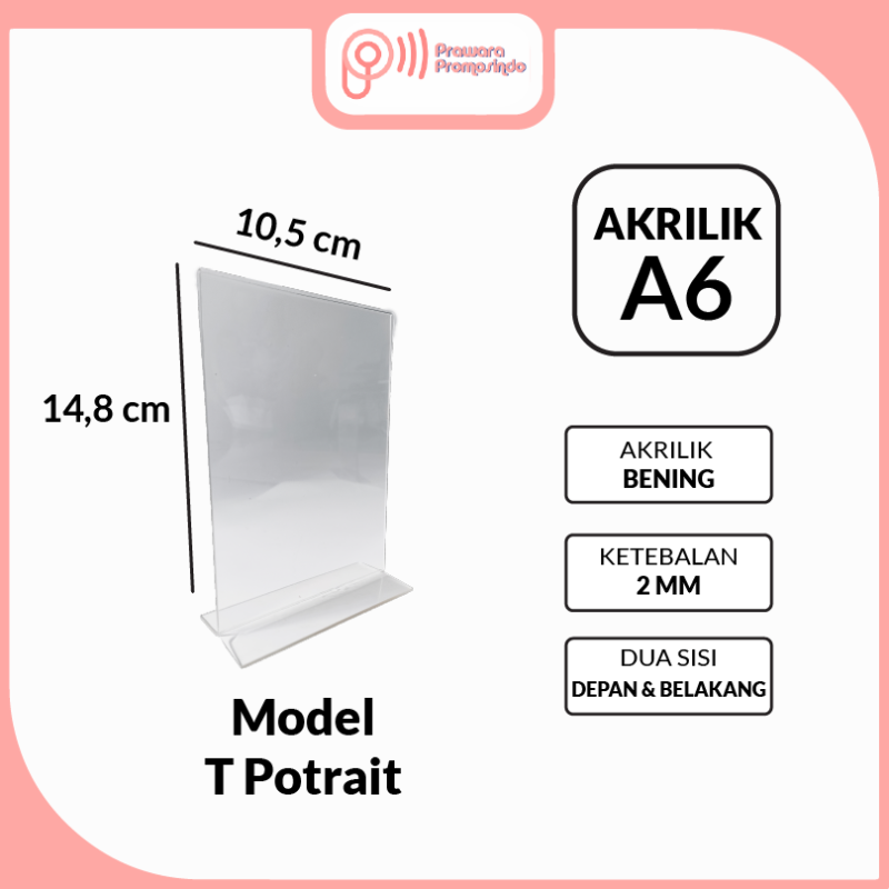 Supplier Akrilik A6 Prawara Promosindo