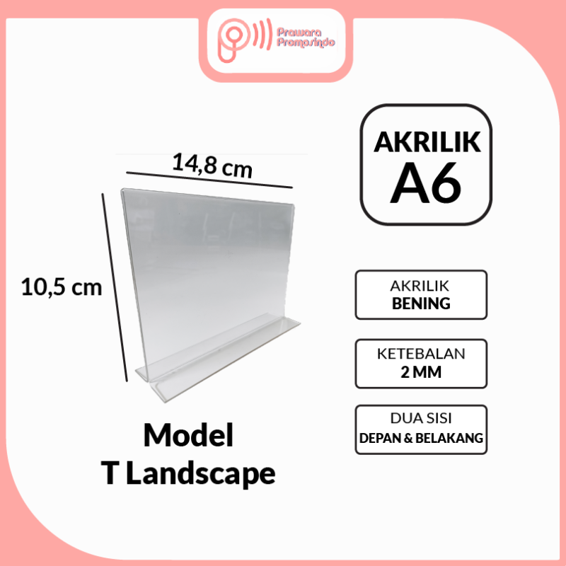 Supplier Akrilik A6 Prawara Promosindo