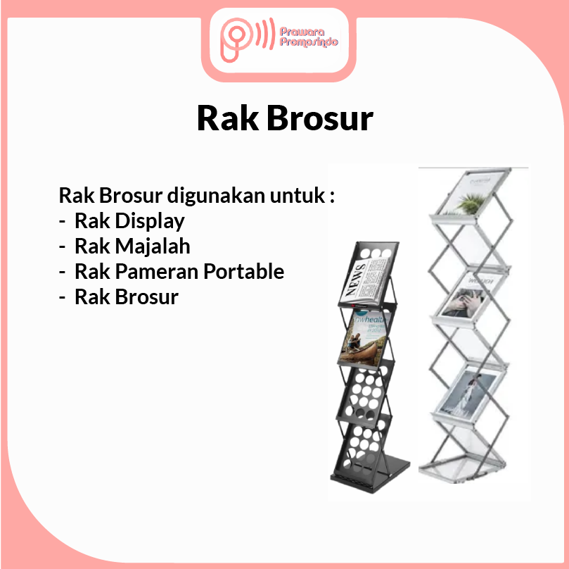 Supplier Rak Brosur Lipat Prawara Promosindo