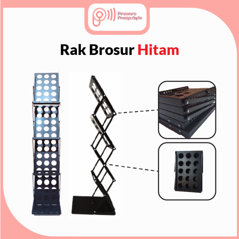 Supplier Rak Brosur 4 Susun Prawara Promosindo