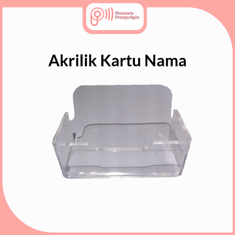 Supplier Akrilik Tempat Kartu Nama Prawara Promosindo