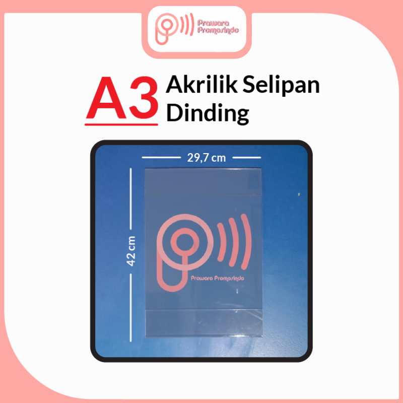 Supplier Akrilik Selipan Dinding Prawara Promosindo