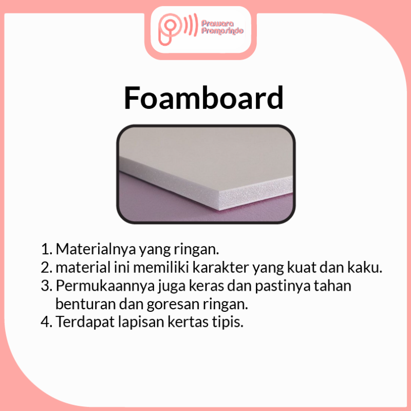 Supplier Foamboard Prawara Promosindo